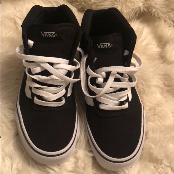 black vans high tops womens